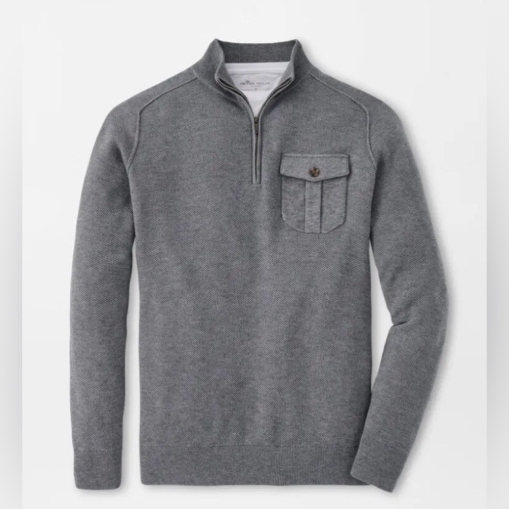 Peter Millar Dover Pocketed Quarter-Zip Sweater Men’s Size Small NWT